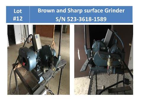 Brown and Sharp surface Grinder