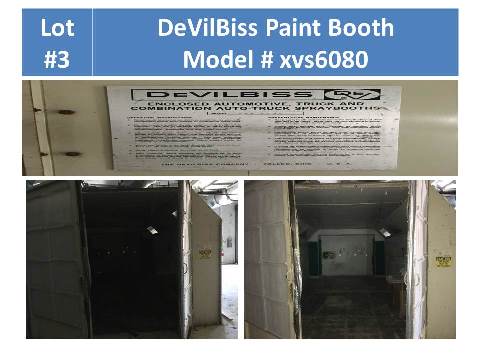 DeVilBiss Paint Booth